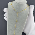 18K Gold Plated Beaded Necklace