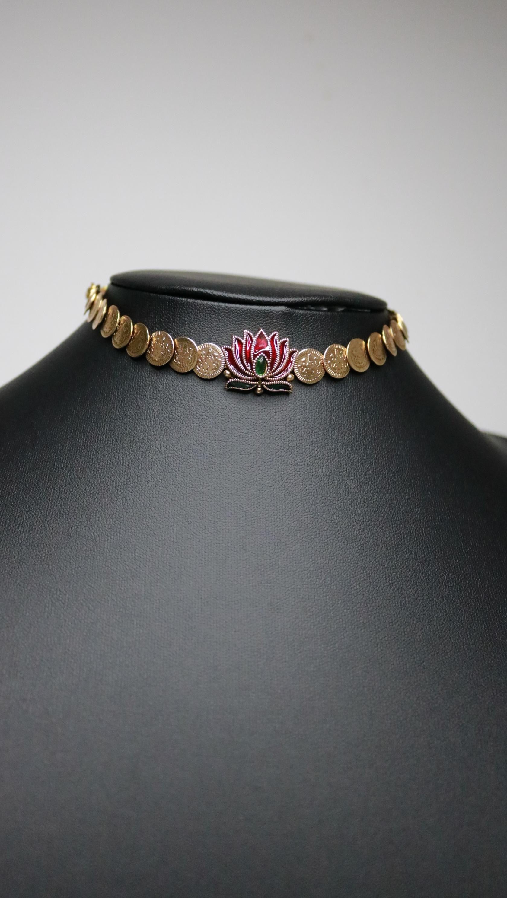 Lotus Coin Choker