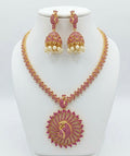 Peacock AD Stone Neckpiece