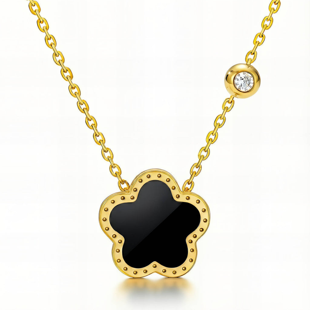18K Gold Plated Flower Necklace