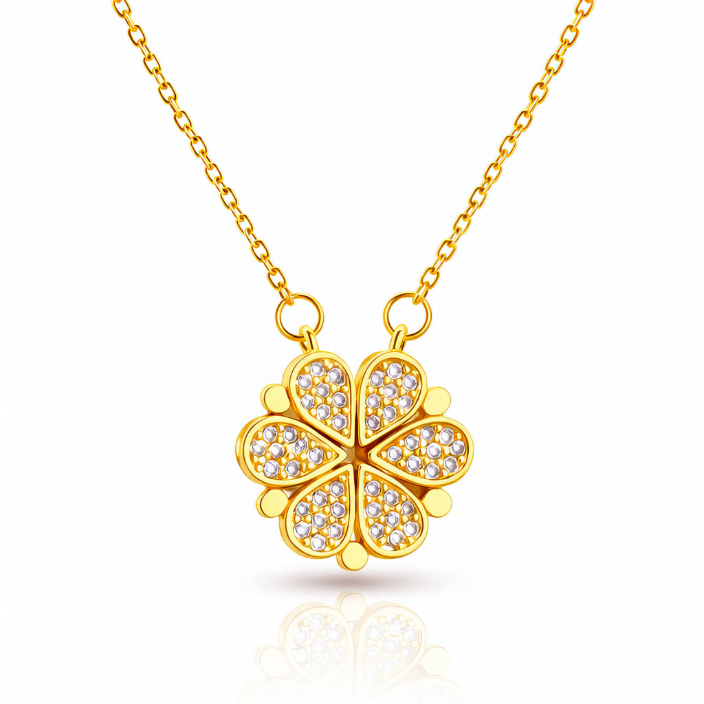 18K Gold Plated Flower Necklace