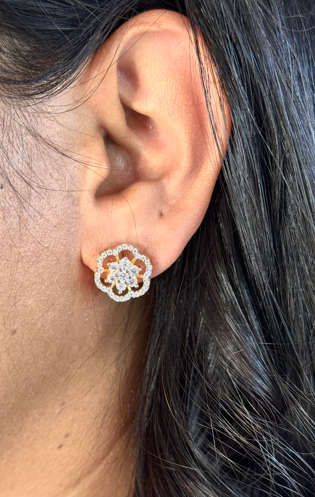 Premium Diamond Replica Pendant Set - ADR80101
