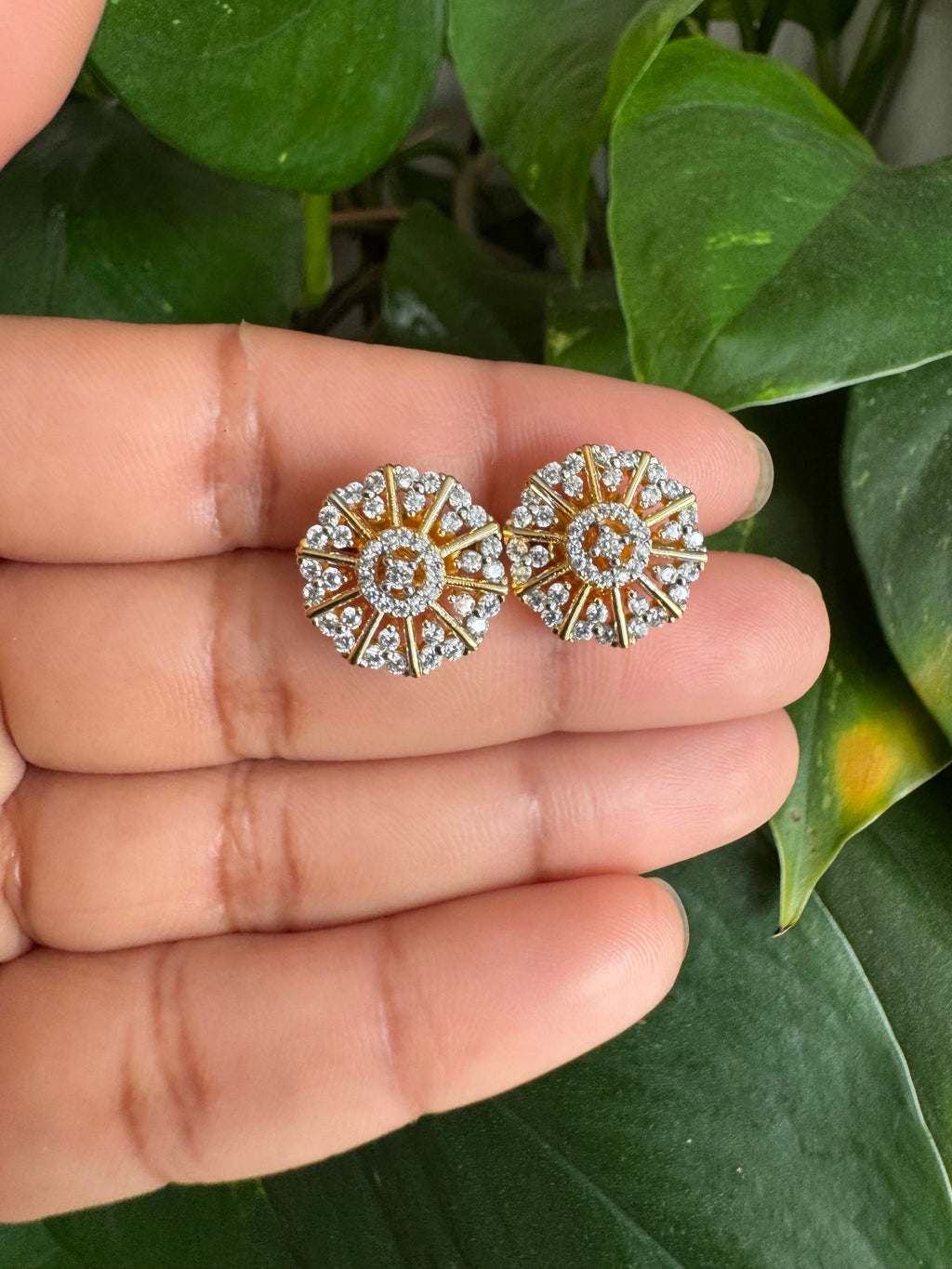 Premium Diamond Replica Pendant Set - ADR80107