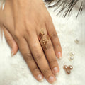 Bryce Golden Curl Ring-AGR-70102