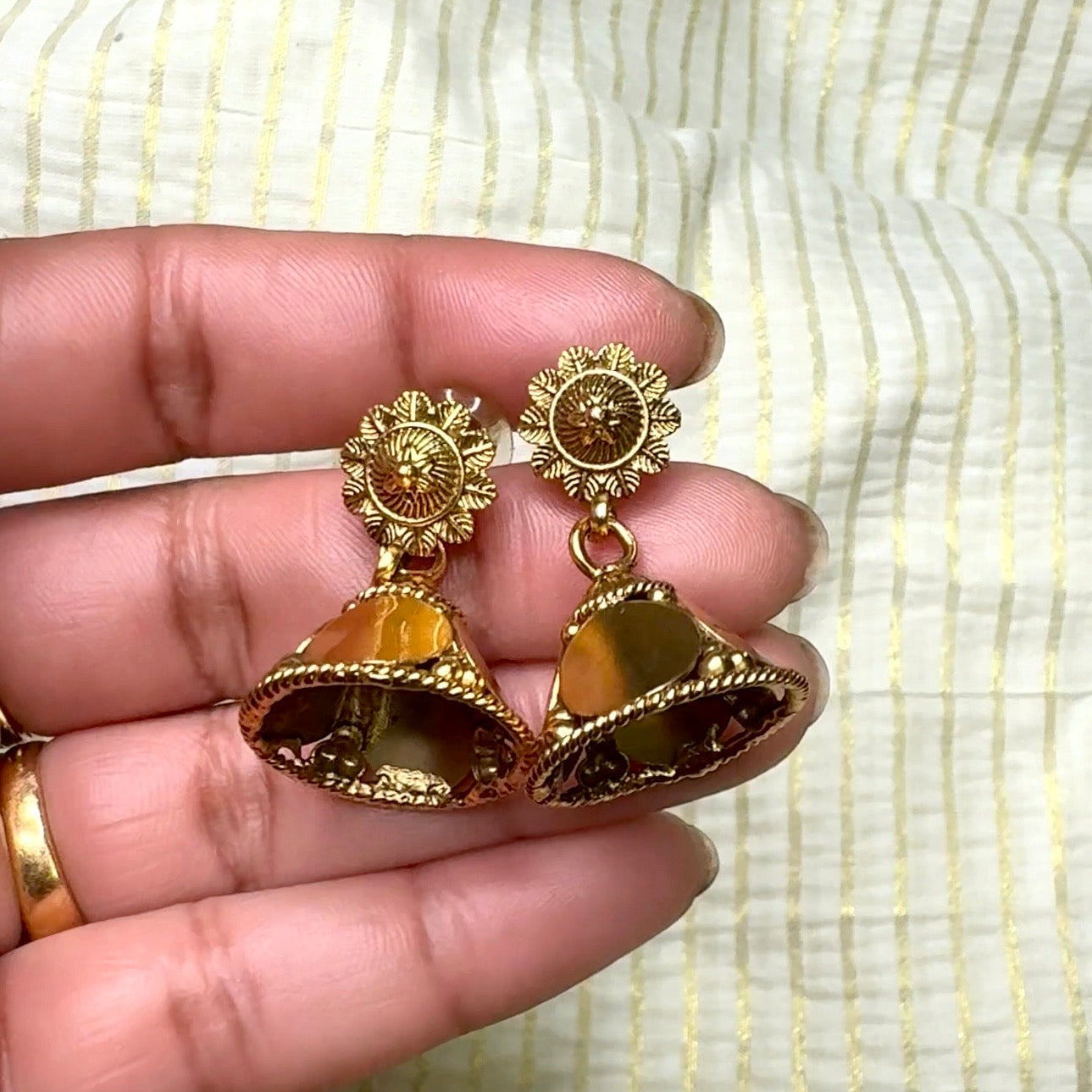 Shreshta Double Layer Premium Non Idol Floral Coin Haaram-ALH40108