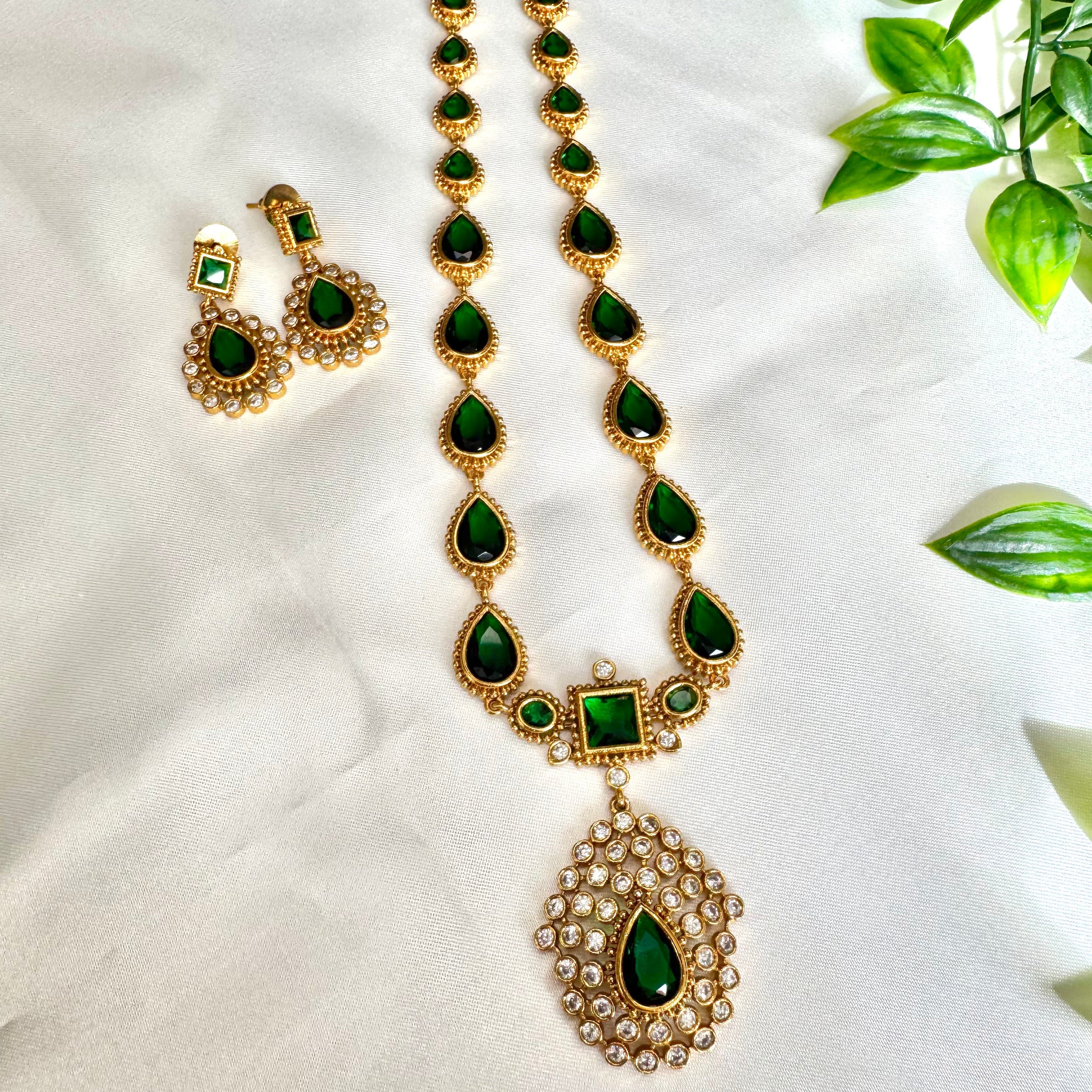 Jyothika inspired long haram-ALH40115