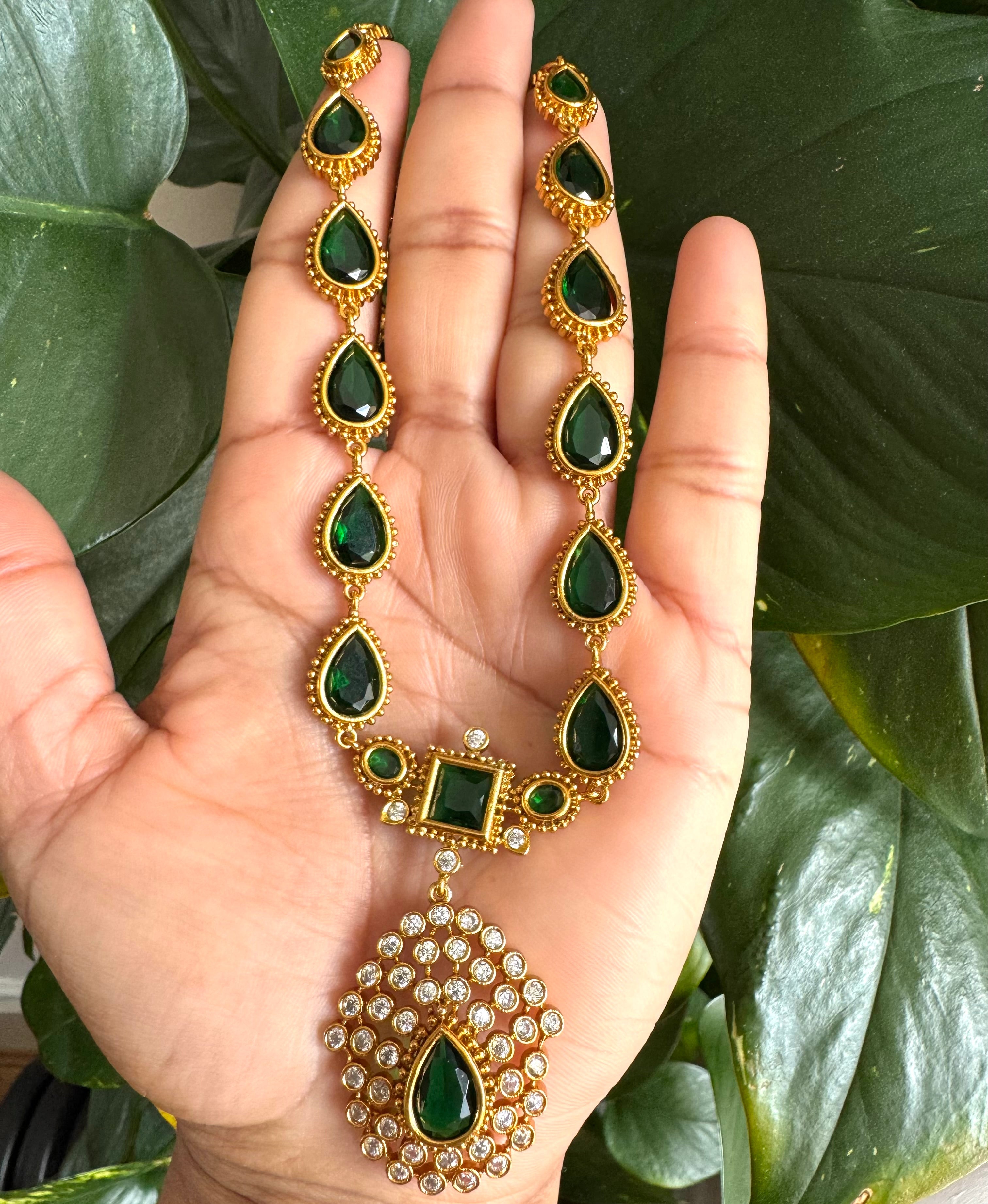 Jyothika inspired long haram-ALH40115