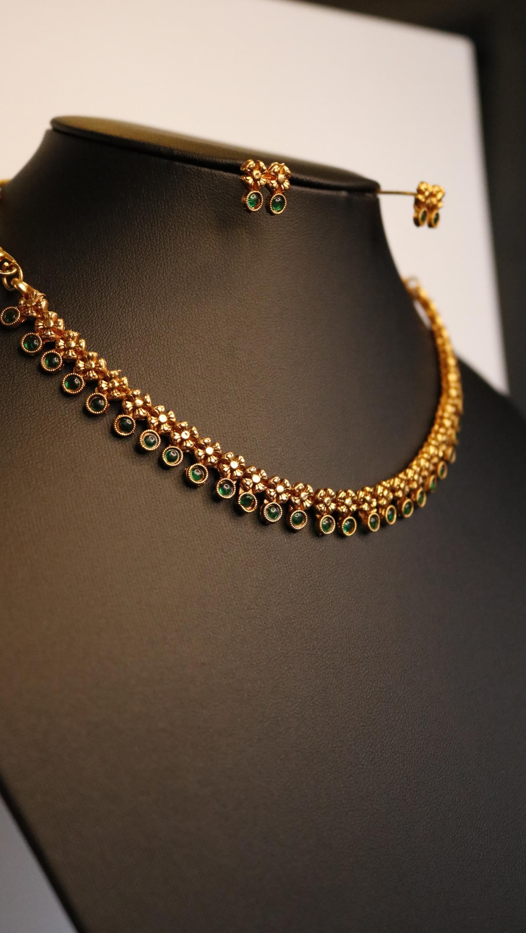 Suhani Mini Floral Neckpiece -ANP10805