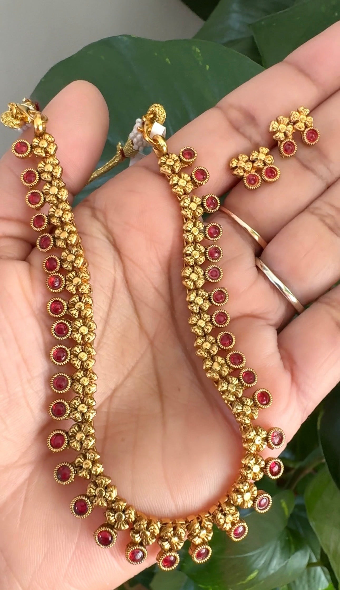 Suhani Mini Floral Neckpiece -ANP10805