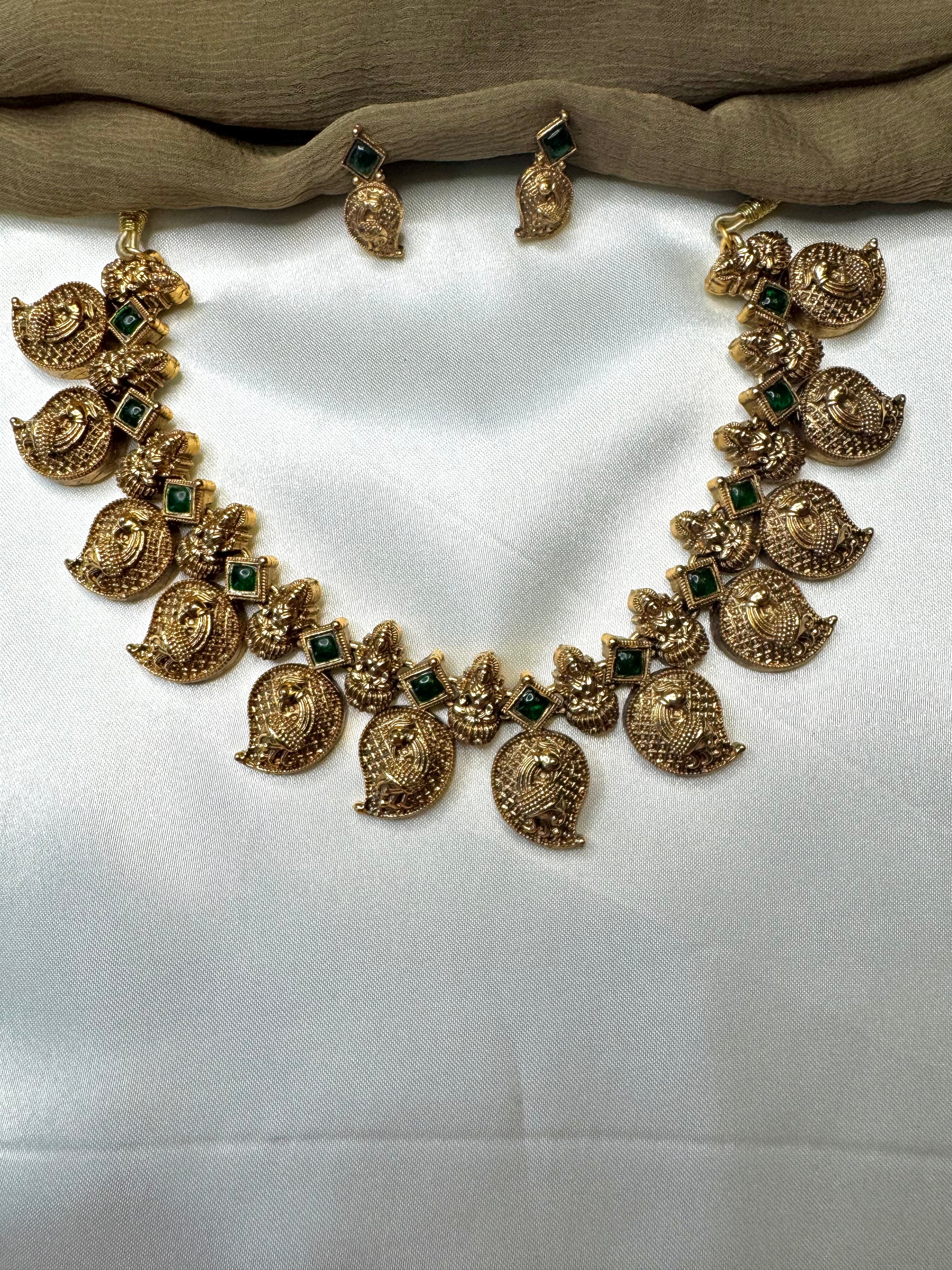 Reshmika Kemp stone Neckpiece-ANP60130