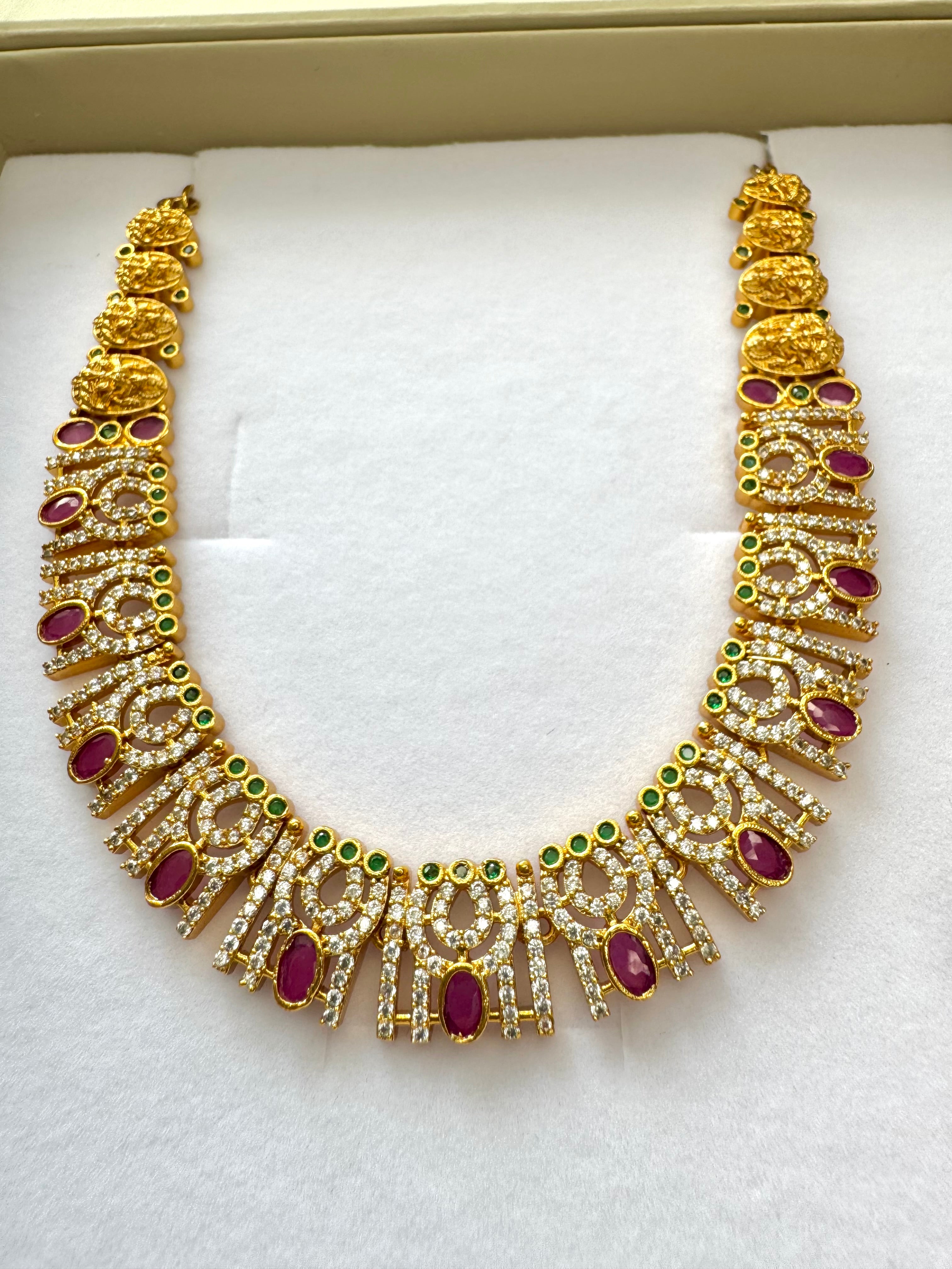 AD stones necklaces- ANP60138