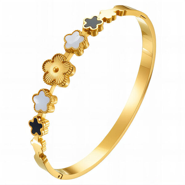 18K Gold Plated Flower Meadow Bracelet