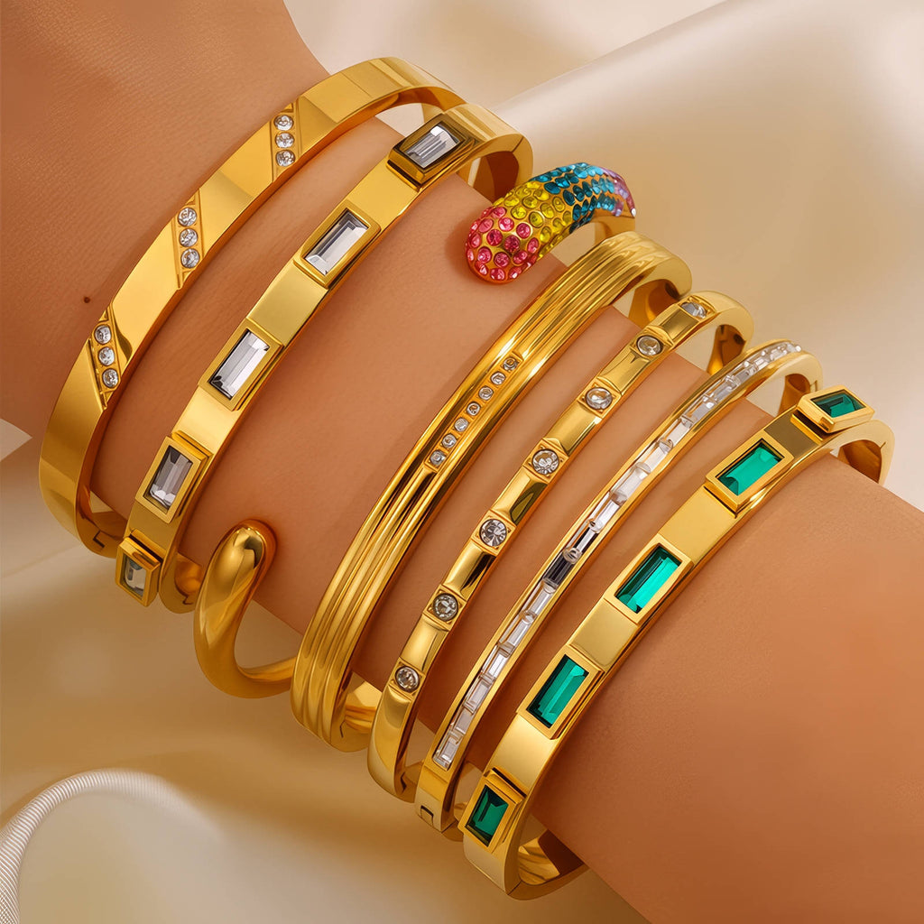 Bracelet 18K Gold plated. AGB-90217