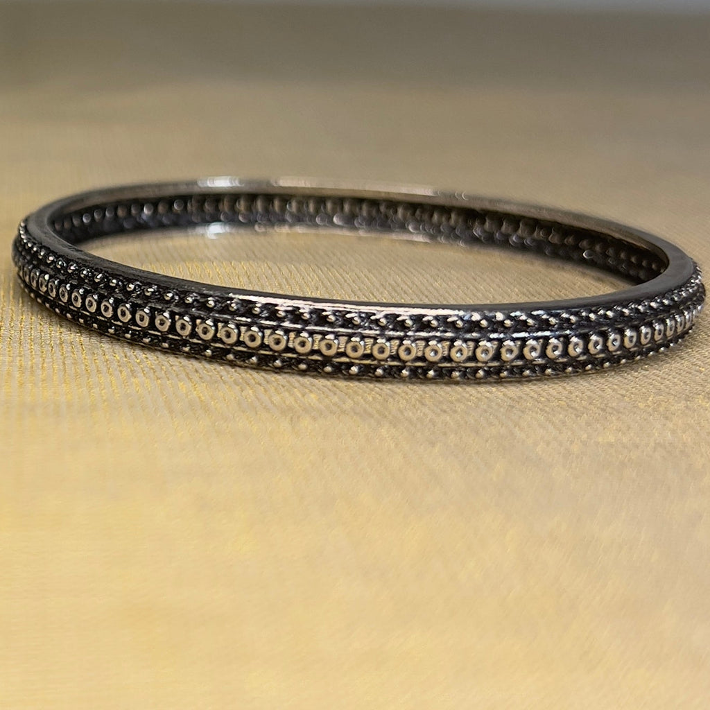 Classic Oxidized Bangles-ABA10121