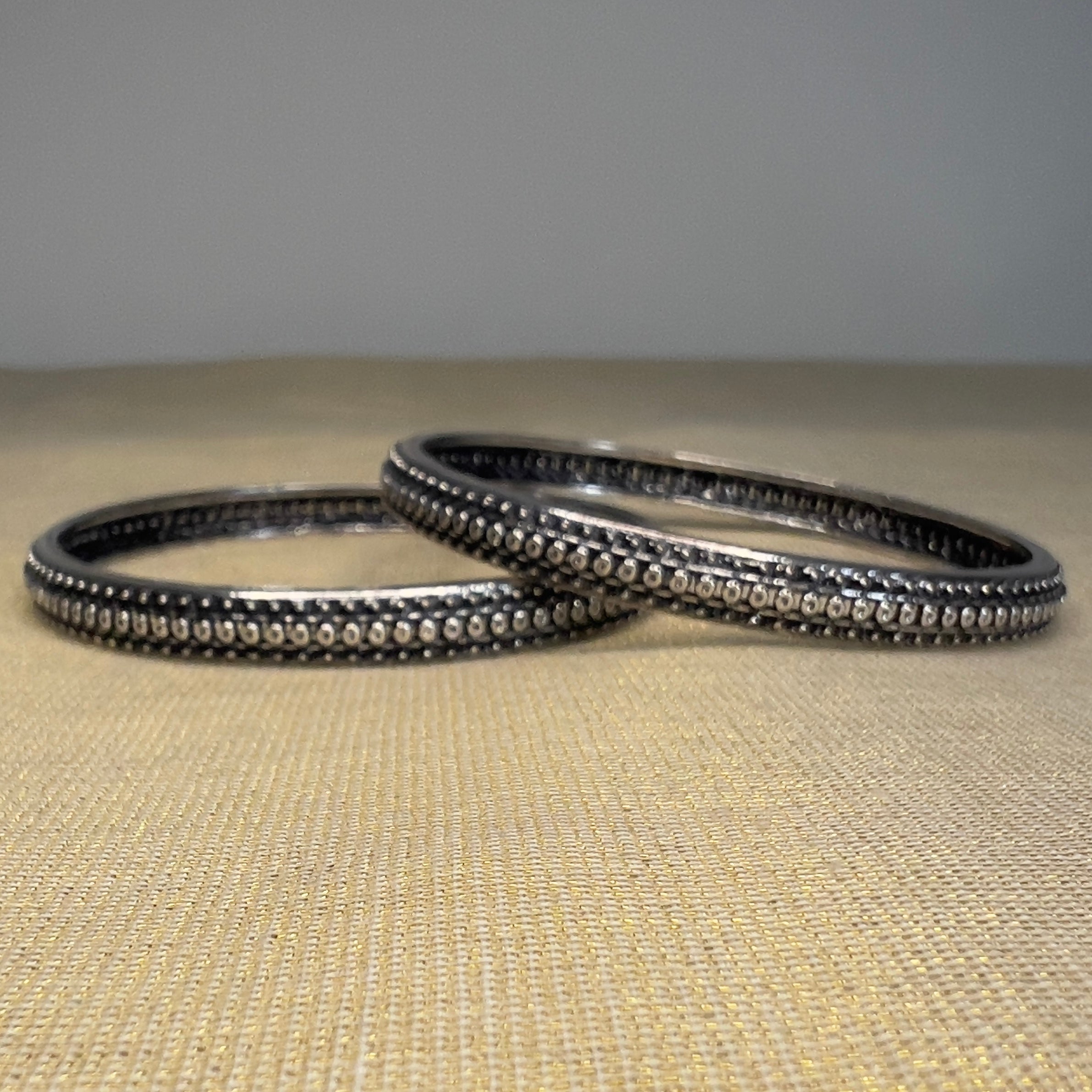 Classic Oxidized Bangles-ABA10121