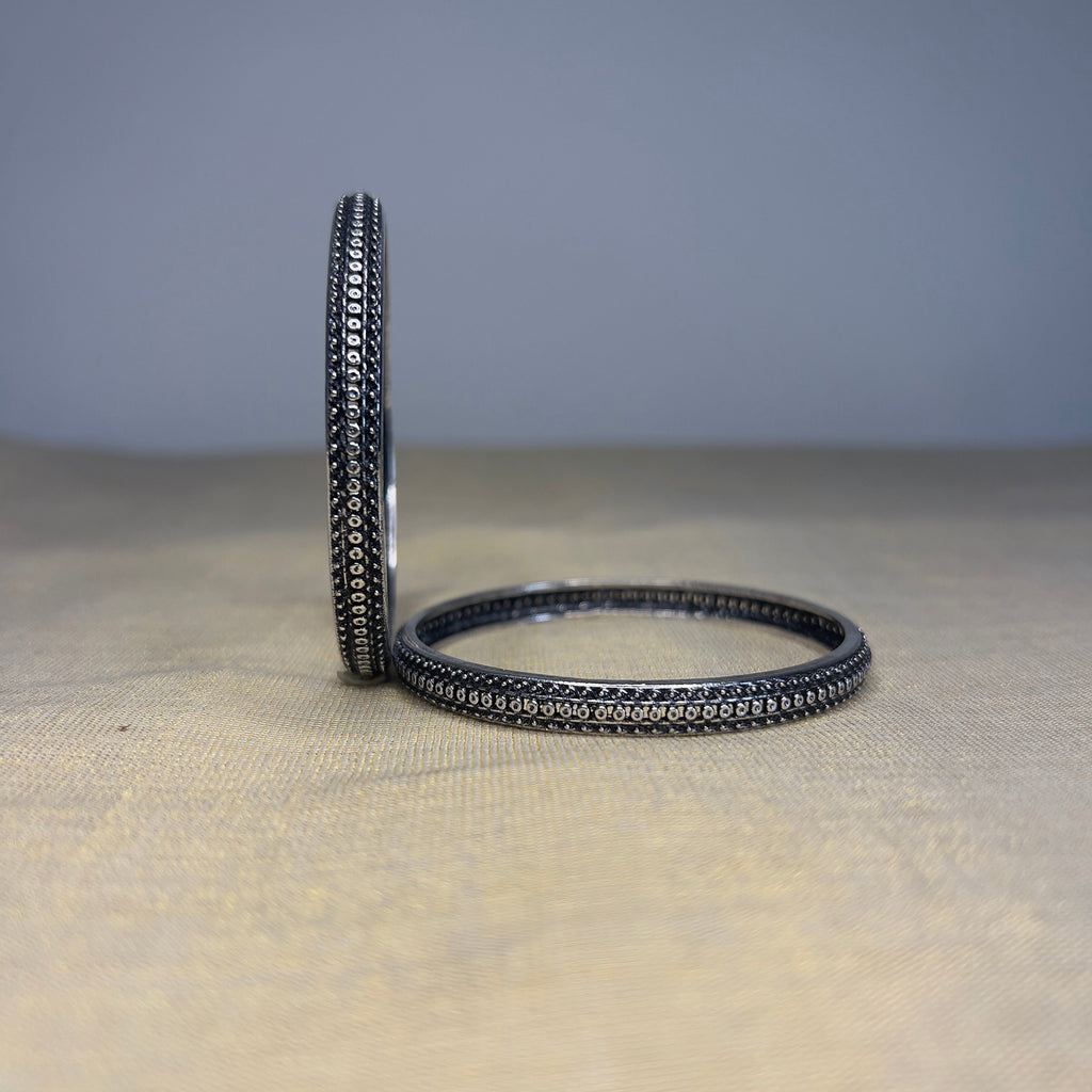 Classic Oxidized Bangles-ABA10121