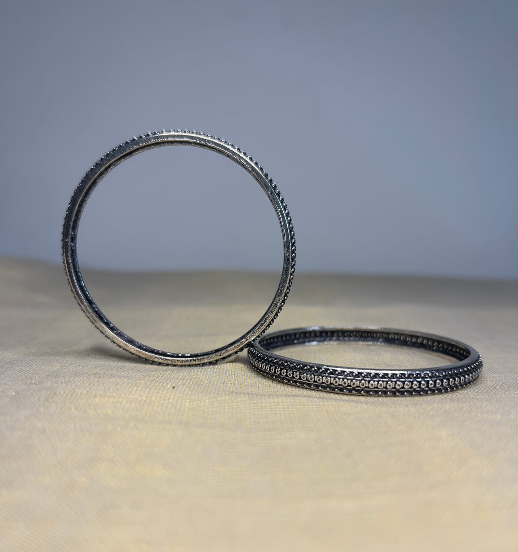 Classic Oxidized Bangles-ABA10121