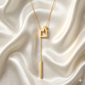 18K Gold Plated Geometry Shaped Necklace