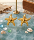 18K Gold Plated Starfish Earring