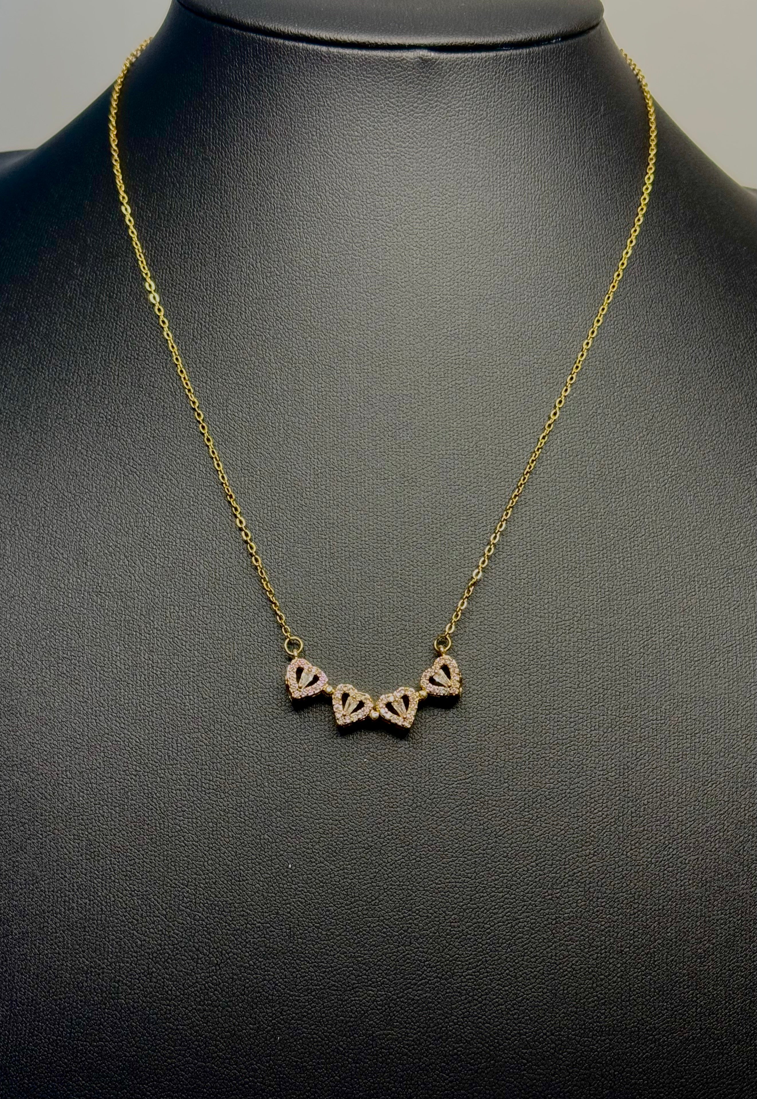 18K Gold Plated Bracelet With Openable Heart Pendant