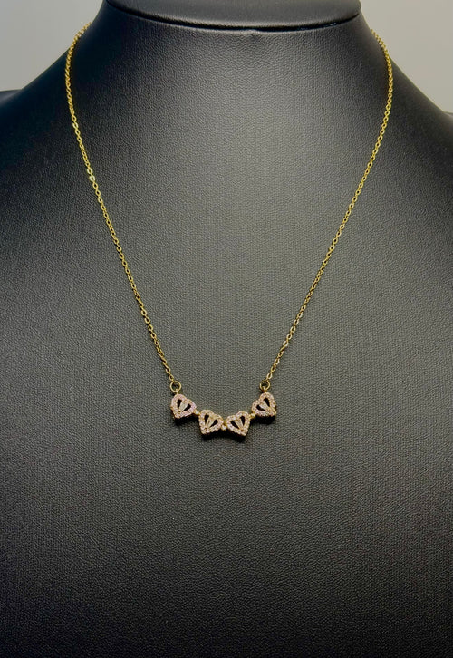 18K Gold Plated Bracelet With Openable Heart Pendant