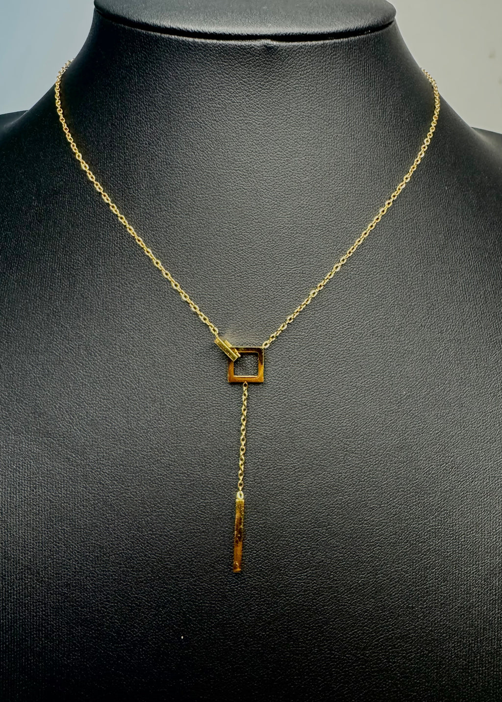 18K Gold Plated Geometry Shaped Necklace