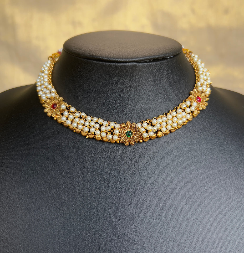 Floral neckpiece - ANP 60159