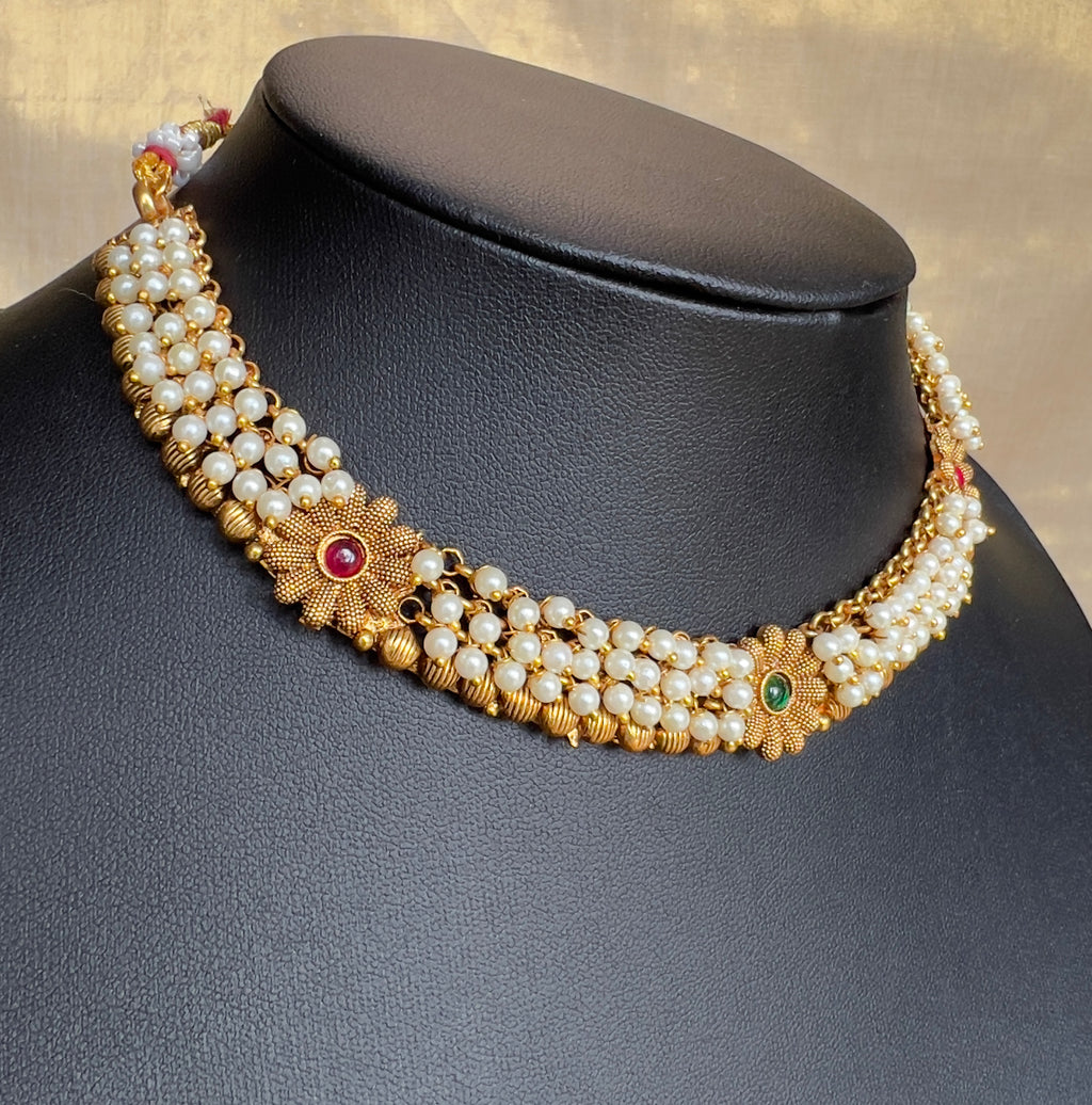 Floral neckpiece - ANP 60159