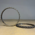 Textured Oxidized Designer Bangles-ABA10122