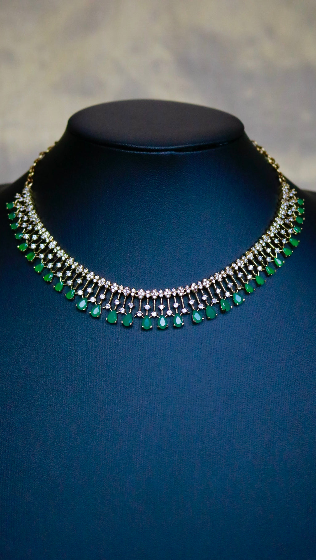AD stone neckpiece - ANP 60154