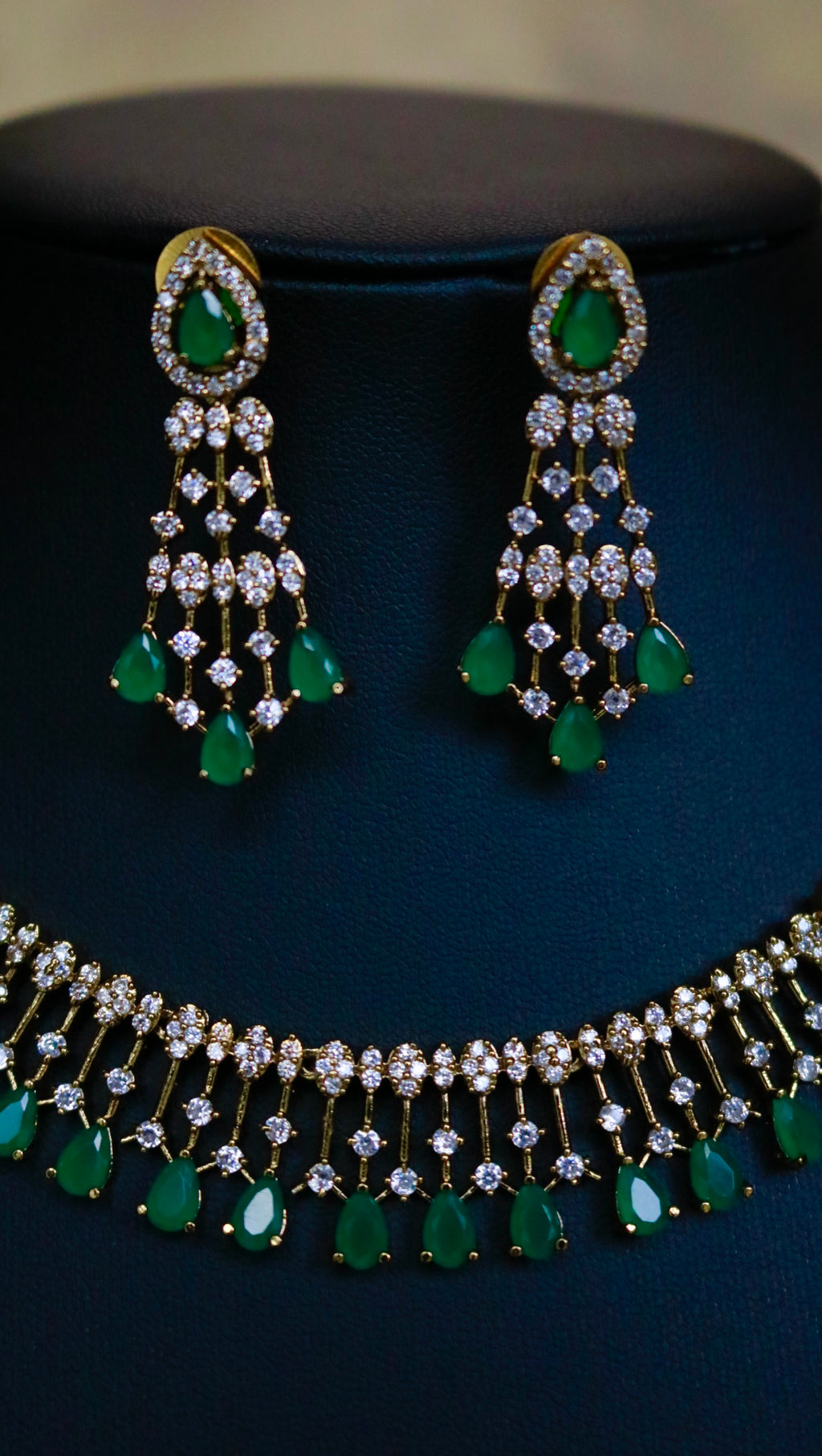 AD stone neckpiece - ANP 60154