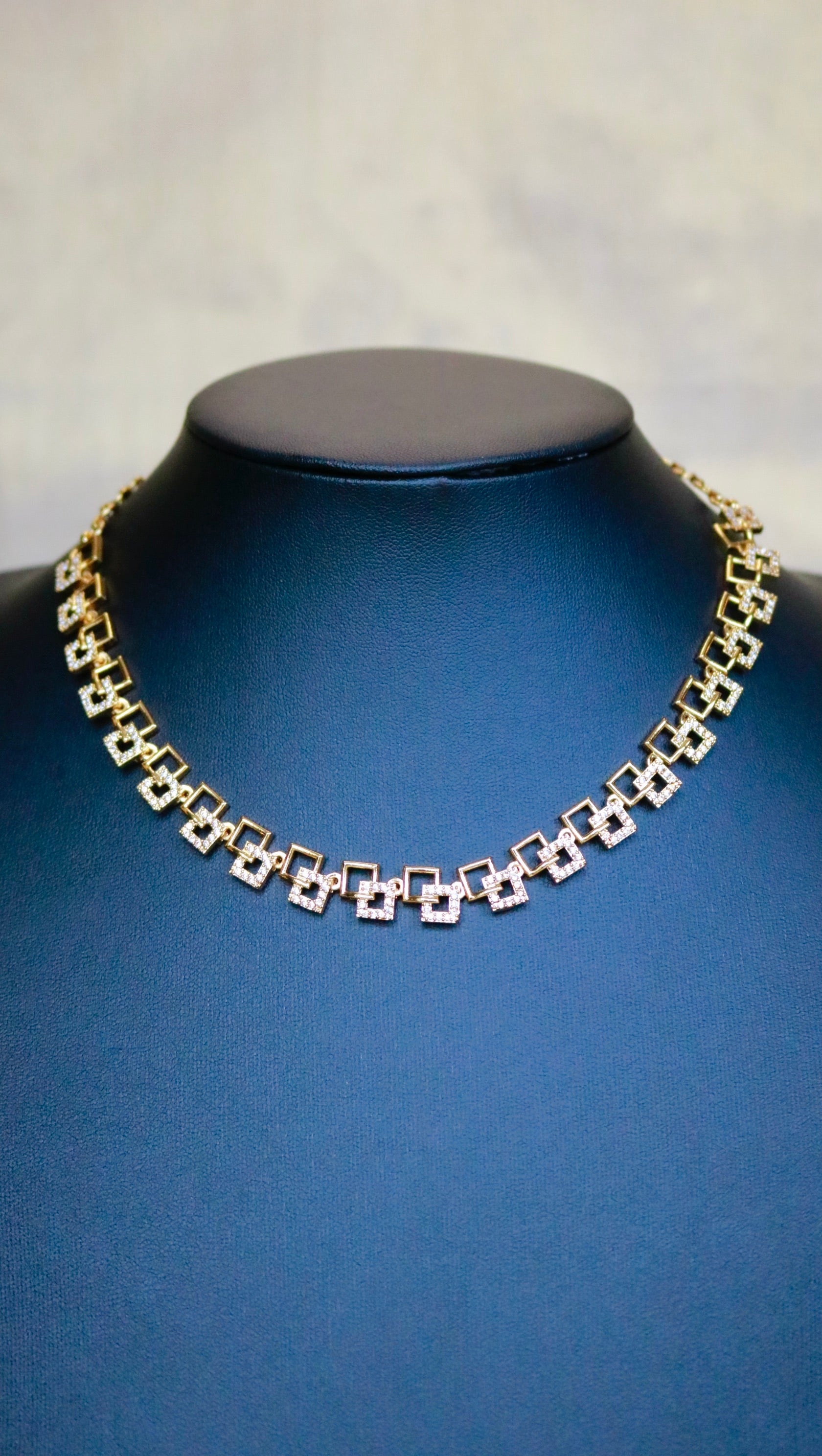 AD stone neckpiece - ANP 60152