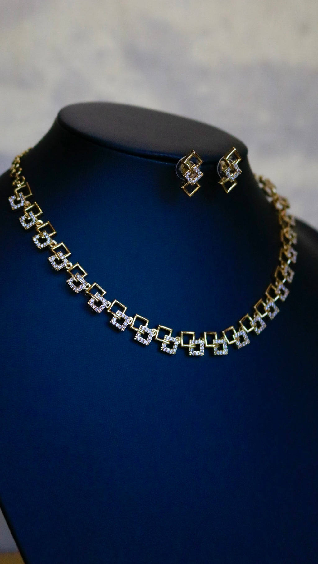 AD stone neckpiece - ANP 60152