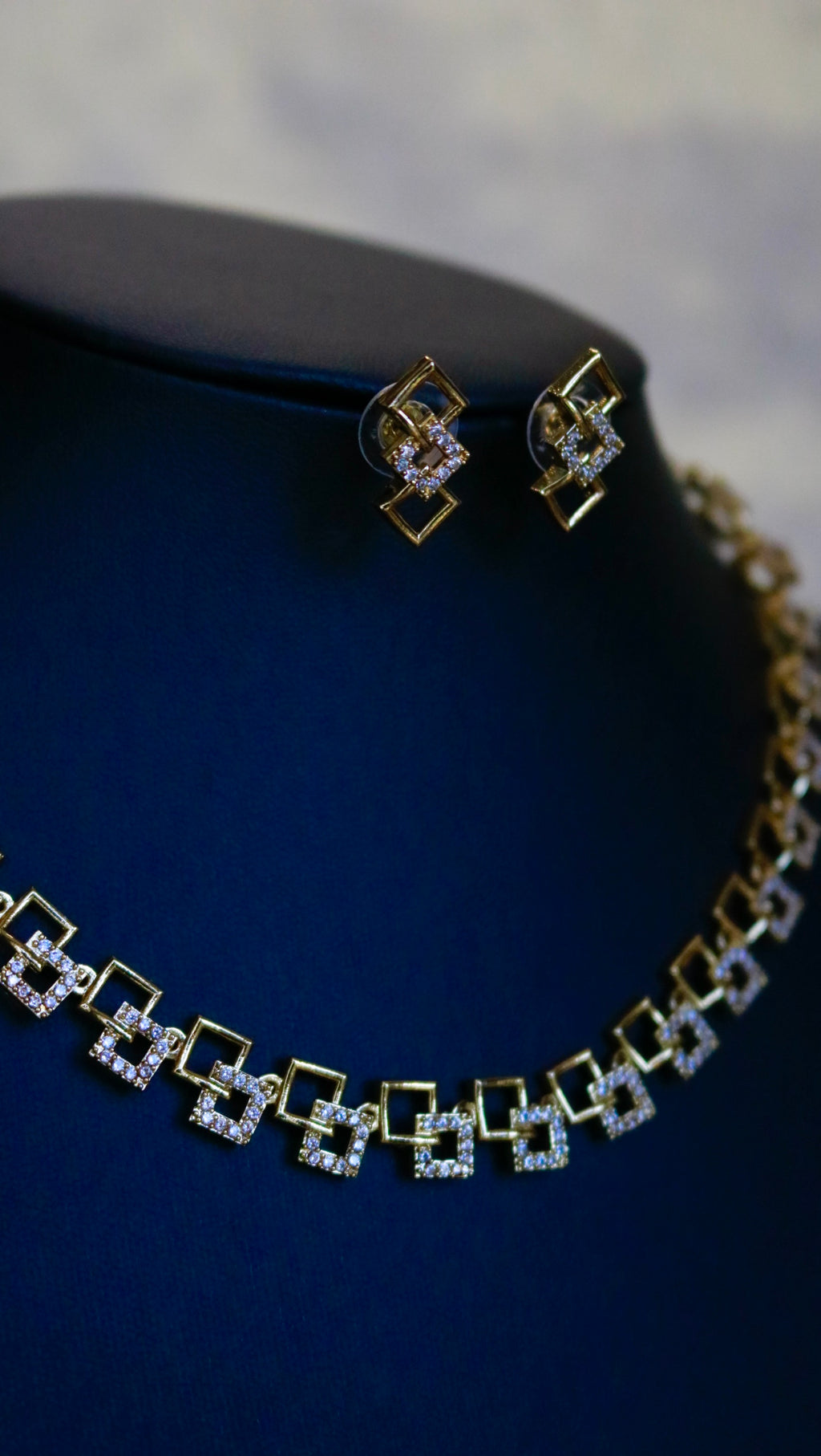 AD stone neckpiece - ANP 60152