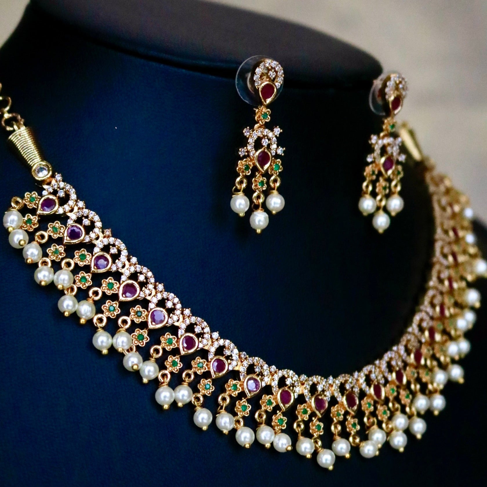 Necklace with earrings - ANP 60149