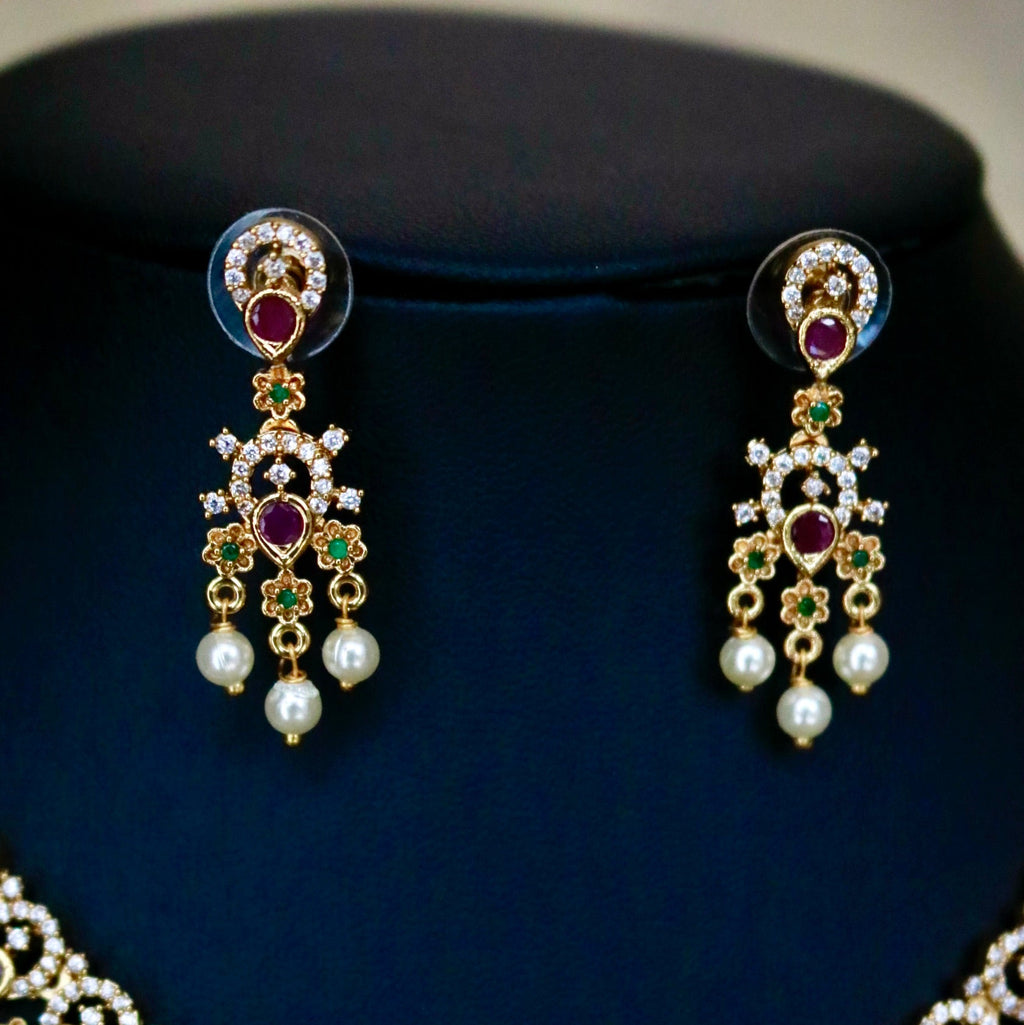 Necklace with earrings - ANP 60149