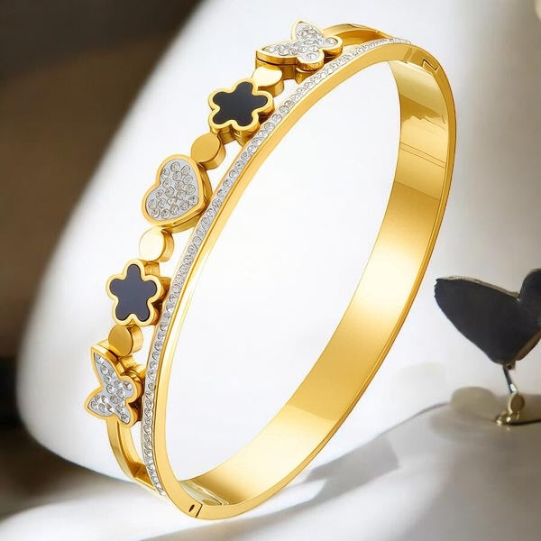18K Gold Plated Flower Meadow Bracelet