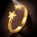 18K Gold Plated Star Ring